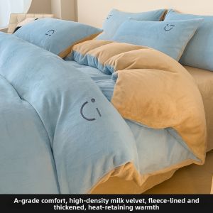 Miniso | Thickened Flannel Bedding Set 3PCS
