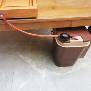 High Temperature Resistant Drain Pipe with Absorbent Ball Tea Table Gongfu Tea Set Water Outlet Flexible Tube Bend Accessories