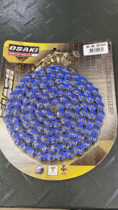 โซ่สี สีน้ำเงินสะท้อนแสง เบอร์420 ยาว120ข้อ ใส่ได้ทุกรุ่น OSAKI โซ่สี FLASH สีน้ำเงิน (420)