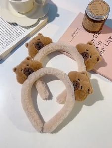 Capybara Series 卡皮巴拉系列 Beg Kanvas Pelajar Pen Sticky Notes Clipboard Kartun Comel Canvas Bag Cute Memo Pad