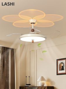 LANGSHANGZHAOMING | Retro Quiet Ceiling Fan with Light