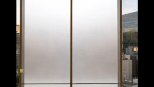 Frosted Glass Sticker Privacy Window Film – Static Cling Waterproof Anti-UV for Bathroom Office