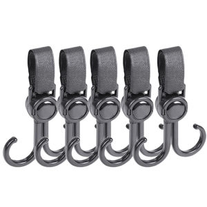 Double Hook Electric Vehicle Hook Baby Stroller Bag Hanging Child Carriage Magic Sticky Hook Child Walking Entertainment Tool