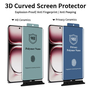 Ultra Thin Full Cover Curved Soft Ceramic Film For OPPO Find X2 X3 X5 X6 X7 X8 A1 A2 A3 Pro Reno 3 4 5 6 8T 10 11 12 Pro Nano Clear Anti Spy Privacy Screen Protector