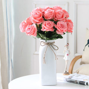 Bó Hoa Hồng Nhựa Giả Đơn Bó Hoa Phòng Khách Trang Trí Hoa Bàn Trà Bàn Ăn Hoa Nghệ Thuật Đồ Trang Trí Nhà Đồ Trang Trí Nhà