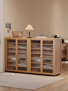 On Hand Bamboo Wooden 6/7/8 Layer Shoe Rack With Door Shoe Cabinet Breathable Bamboo Shoe Cabinet