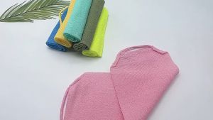 Shower scrub towel  ผ้าขัดตัว ผ้าขัดผิว สำหรับทำความสะอาดร่างกาย ผิวเกลี้ยง ขัดขี้ไคล