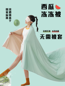 Class a Mother And Baby Grade High End Frozen Watermelon Air Conditioning Quilt Summer Cool Feeling Ice Cream Machine Washable