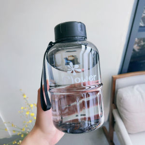 OUHUAGUAN | Food-Grade Plastic Water Bottle Portable Heat-Resistant Non-Toxic Large Capacity Durable