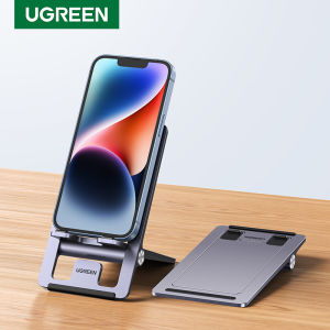 Ugreen Cell Phone Stand for Desk Adjustable Phone Holder Dock for iPhone 14 Plus/iPhone 15 14 Pro Max 13 12 Pro Max Xiaomi Foldable Mobile Phone Holder Stand