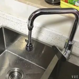 Keran Air Cuci Piring 15cm Water Saving Tap 360 Degree Rotatable Filter ZM637100