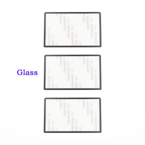 1PCS Plastic/Glass Top Screen Lens Cover For New 3DS Upper LCD Screen Protector Panel Top Surface W/ Adhesive