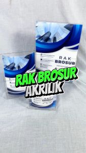 RAK BROSUR AKRILIK - DISPLAY TEMPAT BROSUR AKRILIK - UKURAN A5