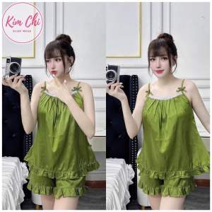 Bộ 2 dây đùi lụa xước loại1 quần không ren