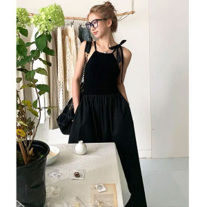 RULINWOODS ชุดเดรสแม็กซี่เอวสูง