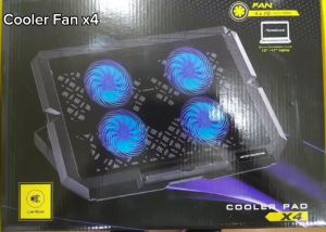 Coolingpad laptop gaming NB 4 fan led adjustable x4 - Cooling pad cooler pad x-4