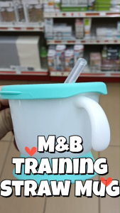 M&B Training Straw Mug Cup 160ml Baby Straw Cup