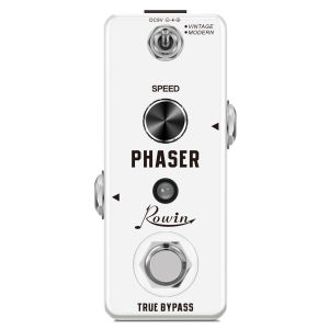 ROWIN LEF-313 Phaser Pedal Analog Phase Effect Pedal For Electric Guitar Vintage & Modern Modes With Mini Size True Bypass