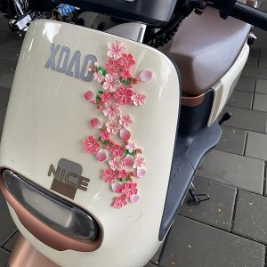 LUKSEN | 3D Spring Peach Design Car Decorative Accessory
