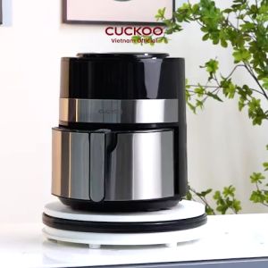 Nồi Chiên Không Dầu Cuckoo 4.7L CAF-F0410T Lò Chiên Không Dầu Đa Năng Dễ Dàng Vệ Sinh Màn Hình Cảm Ứng LED Tiện Lợi Công Suất 1350W 9 Chế Độ Nấu Tự Động