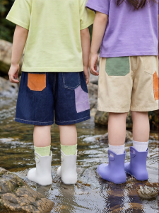 DUDUJIA | Quần Shorts Denim Trẻ Em Phong Cách Thư Giãn