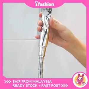 IFASHION 1683 Suction Cup Shower Head Holder Bathroom Bracket Punch Free Wall Rack Stand For Toilet Pemegang Mandi