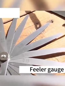 Universal Filler Gauge for Motorcycle Stainless Steel 100MM*14 Pieces Feeler Gauge for Motorcycle