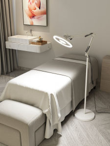 Modern Minimalist Beauty Lamp Embroidery Light Folding Work Lighting Pimples Removal Stand Lamp for Beauty Salon And Home