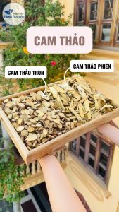 Cam thảo khô 1kg trà cam thảo mát gan thanh nhiệt hỗ trợ giảm ho long đờm hỗ trợ giảm mỡ máu