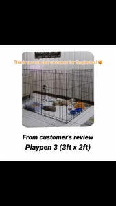 Playpen for Dog Fence High Quality Locally Made Foldable Crate 6/8 Panels 1.5ft 2ft 2.5ft 3ft
