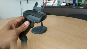 Honeywell Voyager 1250G Laser Barcode Scanner W Stand