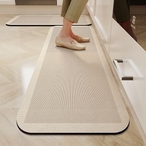 Thảm Chống Nước Phong Cách Sang Trọng VIKAMA Thảm Nhà Bếp Cao Cấp Thảm Phòng Ăn Dễ Lau Chùi Thảm Trải Sàn Chống Trượt Để Trang Trí Nhà Cửa