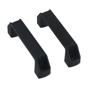 2PCS Home Cabinet Drawer HandlesThickened Black Plastic Surface Mounted Cabinet Door Handle for Industrial Equipment & Toolbox