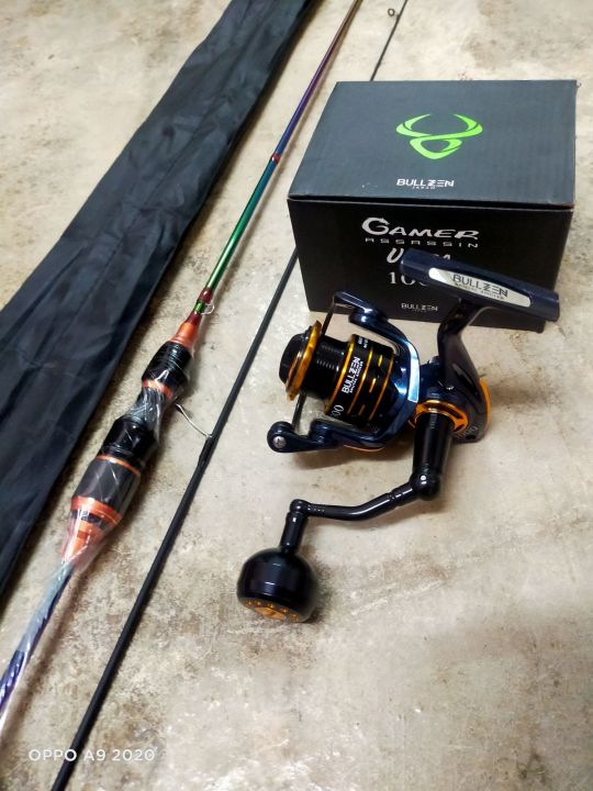 UL SET REEL BULLZEN +ROD TALI BENANG Lazada Lazada