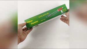 Pemanas Air Listrik 500 Watt Water Heater Portable 220v Gold Star Indikator Lampu 500w