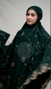RF Nabilla - COD Mukena Dewasa Jumbo Gracella Exclusive Katun Premium FULL Bordir