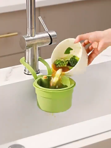 Hanging Sink Strainer Basket Detachable Faucet Garbage Filter Kitchen Multifunction Quickly Drain Filter Rack Fruit Clean Basket