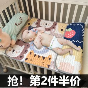 ผ้ากันเปียกน้ำหนักเบาระบายอากาศได้ดีแบบล้างได้ขนาดใหญ่สำหรับเด็กและผู้สูงอายุผ้าฝ้ายแท้กันน้ำ แผ่นรองผ้าอ้อมผู้หญิง แผ่นรองผ้าอ้อมเด็ก