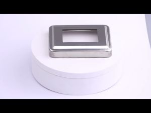 Stainless Foot Cover Square 304SS 1x1 to 2x4 (25-100mm) Pipe/Railing Base Finishing Cover Hardware Tools