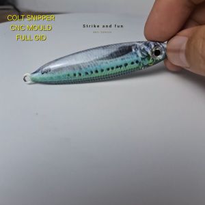 Metal Jig Umpan Jigging Realistik Green Sarden 40 60 80 Gram Model Colt Snipper Full GID