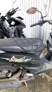 ALAS JOK motor/PELAPIS JOK MOTOR model pres timbul anti air BISA DI PASANG di semua jok motor