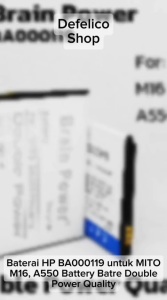 Baterai HP Mito M16 A550 BA000119 BA00119 BA-000119 Batrai Battery Batre Double POwer
