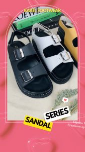 sandal Leon sendal Wanita Platform sandal tali kasual wanita