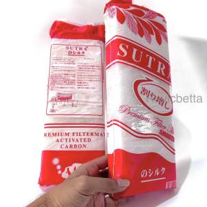 Kapas Filter Aquarium Merk Super 2 Lapis & 4 Lapis Tebal Tahan lama filter ikan chana aquascape