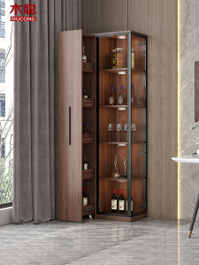 MUCONG | Luxury American Style Glass Wine and Display Cabinet