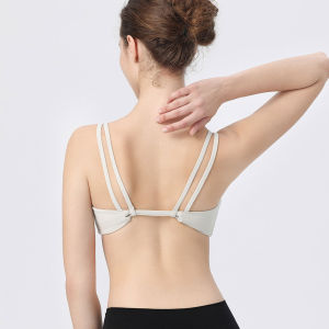 Áo ngực thể thao tập Yoga nữ với đồ lót tập gym nữ chạy bộ miếng đệm ngực cố định