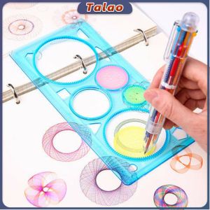 Talao Childrens Toys Ten Thousand Flower Ruler Student Stationery Creative Small Fresh Ruler