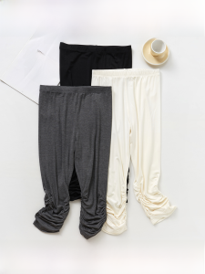 Modal Cotton Slim Fit Womens Leggings Lightweight Elastic Summer Sportswear Plus Size High Waist Ankle Length Casual Pants