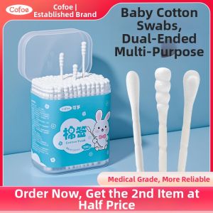Cofoe | Dual-ended Infant Cotton Swabs Multi-functional Cleaning