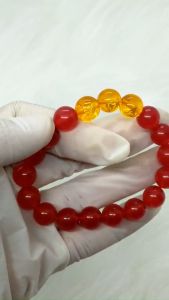 Vòng mã não đỏ tam hợp dần ngọ tuất - size 8 10 12ly cho người mệnh hỏa mệnh thổ - có khai quang điểm nhãn may mắn tài lộc - PHONG THỦY ANH VŨ